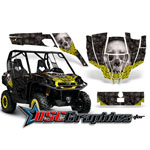 2011 CanAm BPR Commander 1000 Side X Side Grey Bone Collector Vinyl Graphics Kit