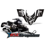 Polaris Assault Snow Mobile Guns Vinyl Wraps