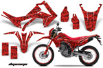 Moto 2013 Enduro Honda CRF 250L Digi Camo Red Decal Graphic Wrap Kit