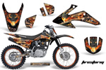Fire Storm 2003-2012 CRF 150F Off Road Black Decal Graphic Wrap Kit