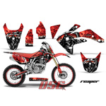 Reaper Motocross Red Decal Graphic Wrap Kit 1995-2012 Honda CR125