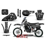 Reaper Black Moto Vinyl Decal Graphic Wrap Kit 1984-1985 Honda CR60