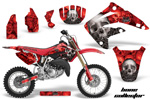 Red Bone Collector Dirt Bike Vinyl Sticker Graphic Wrap Kit 2003-2007 Honda CR85 - DSC-456422465-BCR