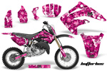 Pink Butterflies Moto 2003-2007 Honda CR85 Vinyl Graphic Wrap Kit