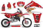 Vegas Baller Red Dirt Bike Vinyl Sticker Graphic Wrap Kit 2003-2007 Honda CR85