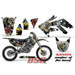 Iron Maiden Black 2004-2009 Honda CRF 250R Off Road Decal Graphic Wrap Kit