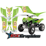 2005-2011 Kawasaki KFX700 ATV Green Mandy Vinyl Sticker Kit