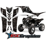 2005-2011 Kawasaki KFX700 ATV Black Reaper Vinyl Sticker Kit