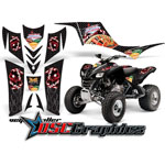 2005-2011 Kawasaki KFX700 ATV Black Vegas Baller Vinyl Sticker Kit