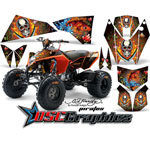 2008-2011 KTM 450 ATV Orange Pirates Vinyl Graphic Kit