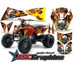 KTM 450 ATV Orange Motorhead Vinyl Graphic Kit Fits 2008-2011