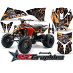 KTM 450 ATV Orange Toxicity Vinyl Graphic Kit Fits 2008-2011