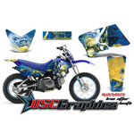 2006-2009 Yamaha Banshee TTR50 Motocross Live After Death Vinyl Graphic Kit