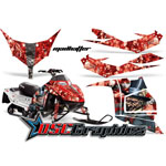 Polaris IQ Race 600 Snow Mobile Madhatter Vinyl Graphics