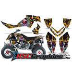 Polaris Outlaw 450 2006-2008 Quad Love Kills Vinyl Graphics