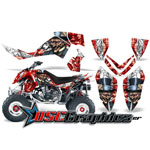 Polaris Outlaw 450 2006-2008 Quad MadHatter Vinyl Graphics