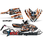 Snow Mobile Madhatter Vinyl Stickers Fit Arctic Cat Crossfire