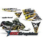 Snow Mobile Motorhead Vinyl Wraps Fit Ski Doo Rev