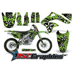 Kawasaki KLX400 2000-2009 Motorcycle Green Northstar Graphic Kit