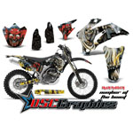 Yamaha Banshee WR 2007-2011 Motocross Number Of The Beast Vinyl Kit
