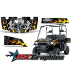 2005-2008 Polaris Ranger 500 XP UTV Motorhead Vinyl Wrap Kit