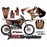 Yamaha Banshee YZ Motocross Pirates 2 Stroke Sticker Kit Fits 2002-2011