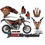 2007-2008 Yamaha Banshee WRR Motocross Pirates Sticker kit