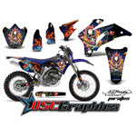 2007-2011 Yamaha Banshee WR Motocross Black Pirates Vinyl Kit