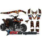 ATV Pirates Vinyl Graphics Fit Polaris Phoenix 200