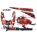 Polaris Edge Snow Mobile Madhatter Vinyl Stickers