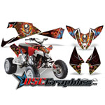 Polaris Four Wheeler Pirates Vinyl Stickers Fit Outlaw 450 2009-2011