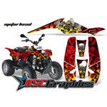 Polaris Scrambler 200 2002-2007 Quad MotorHead Vinyl Graphics