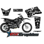 Yamaha Banshee TTR50 2006-2009 Motocross Black Reaper Vinyl Graphic Kit