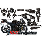 Suzuki GSXR 600 2004-2005Sport Bike Black Reaper Graphic Sitcker Kit