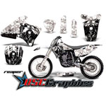 Yamaha Banshee YZ426 2000-2002 Motocross White Reaper 4 Stroke Sticker Graphic Kit