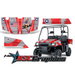 Polaris UTV Red T-Bomber Vinyl Wrap Kit Fits Ranger 500 XP 2005-2008