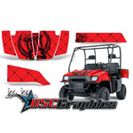 Polaris Ranger 500 XP 2005-2008 UTV Red Reloaded Vinyl Wrap Kit