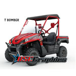 Kawasaki UTV Red T-Bomber Vinyl Stickers Kit Fits Teryx 750 2007-2009