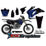 2007-2011 Yamaha Banshee WR Motocross Blue Reloaded Vinyl Kit