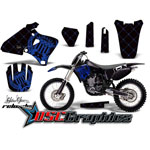 2000-2002 Yamaha Banshee YZ426 Motocross Blue Reloaded 4 Stroke Sticker Graphic Kit