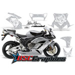 Honda CBR100RR 2004-2005 Sport Bike Silver Reloaded Vinyl Sticker Kit