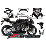 2004-2005 Honda CBR100RR Sport Bike White Reloaded Vinyl Sticker Kit