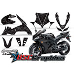 Yamaha R1 2004-2005 Sport Bike Skulls And Hammers Vinyl Kit