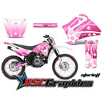 2000-2007 Yamaha Banshee TTR125 Motocross Pink Starlett Graphic Kit