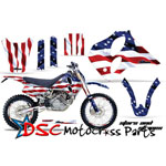 KTM C0 LC4 Four Stroke 1993-1997 Motocross Stars And Stripes Graphic Kit