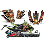 Arctic Cat Snow Mobile FireStorm Vinyl Stickers Fit Snow Pro 500