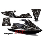 1994-1996 Sea Doo Bombardier XP Reaper Black Jet Ski Vinyl Graphic Wrap Kit