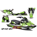 Street Star Green Jet Ski Vinyl Graphic Wrap Kit 1994-1996 Sea Doo Bombardier XP