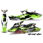 Street Star Green Jet Ski Vinyl Graphic Wrap Kit 1996-1999 Sea Doo Bombardier GSX