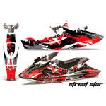 1996-1999 Sea Doo Bombardier GSX Street Star Red Jet Ski Vinyl Graphic Wrap Kit